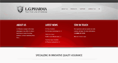 Desktop Screenshot of lgpharma.com